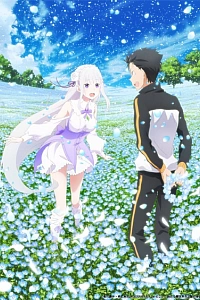Постер к аниме Re:Zero. Жизнь с нуля в альтернативном мире: Снежные воспоминания